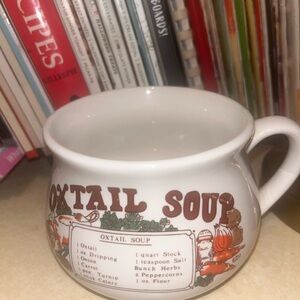 Vintage Oxtail Soup Mug